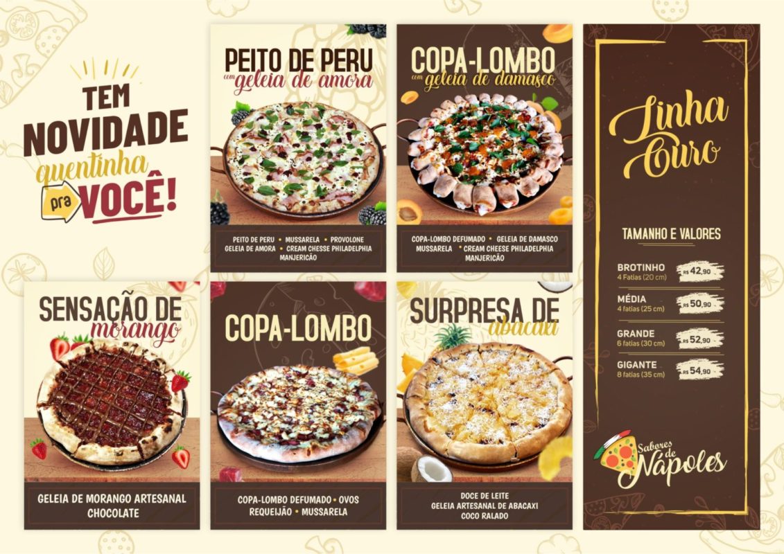 Cárdapio pizzas novas__Sabores de Napoles